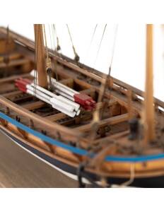 Schwedische Kanonenboot Modellschiff Bausatz 1:70