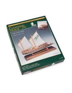 Schwedische Kanonenboot Modellschiff Bausatz 1:70