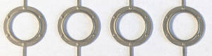 Bullauge geätzt 16mm