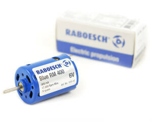 Blue RM-400 6V Electric Motor