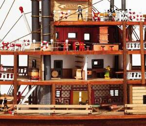 Paddle Wheeler Mississippi building Kit