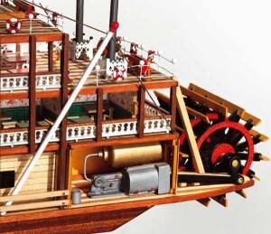 Paddle Wheeler Mississippi building Kit