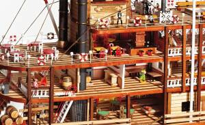 Paddle Wheeler Mississippi building Kit