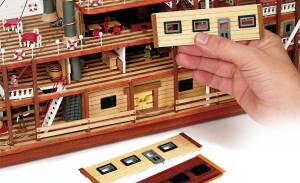 Paddle Wheeler Mississippi building Kit