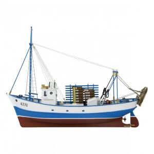 Schleppnetzfischer Mare Nostrum Schiffsmodell Bausatz 1:35