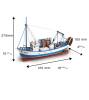 Schleppnetzfischer Mare Nostrum Schiffsmodell Bausatz 1:35