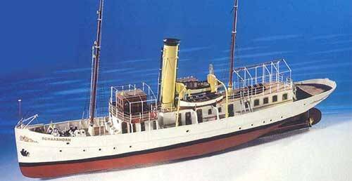 German Steamship Schaarhörn Ship Model Kit 1:35