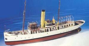 German Steamship Schaarhörn Ship Model Kit 1:35