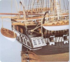 Fregatte U.S.S. Constitution Modellbausatz 1:93