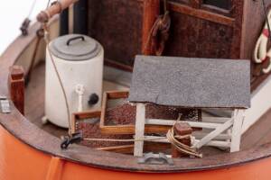 German Trawler Cux 87 RC Ship Model Kit