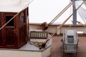 German Trawler Cux 87 RC Ship Model Kit