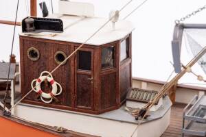 German Trawler Cux 87 RC Ship Model Kit