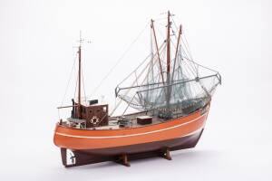 German Trawler Cux 87 RC Ship Model Kit