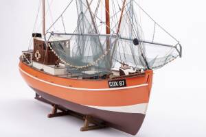 German Trawler Cux 87 RC Ship Model Kit