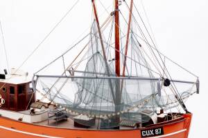 German Trawler Cux 87 RC Ship Model Kit