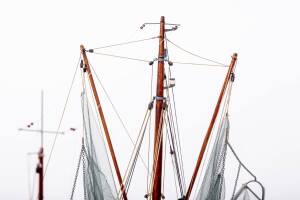 German Trawler Cux 87 RC Ship Model Kit