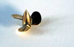 Brass Propeller D Type 3BL 20mm M2